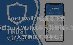 Trust Wallet轻量版下载 若何通过Trust Wallet导入其他钱包的金钱？